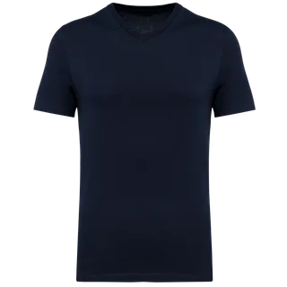 Kariban Premium Supima® heren-T-shirt V-hals korte mouwen in Deep Navy, voorkant