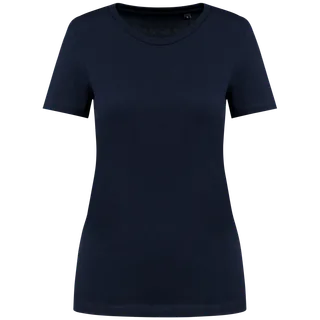 Kariban Premium Supima® dames-T-shirt ronde hals korte mouwen in Deep Navy, voorkant