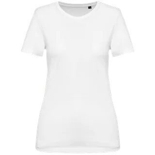Kariban Premium Supima® dames-T-shirt ronde hals korte mouwen in White, voorkant