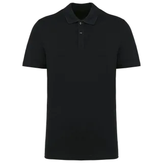 Kariban Premium Supima® herenpolo korte mouwen in Black, voorkant