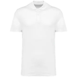 Kariban Premium Supima® herenpolo korte mouwen in White, voorkant
