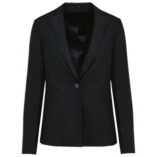 Kariban Premium Dames Colbert in Black, voorkant