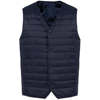 Kariban Premium Men's lightweight bodywarmer in Deep Navy, voorkant