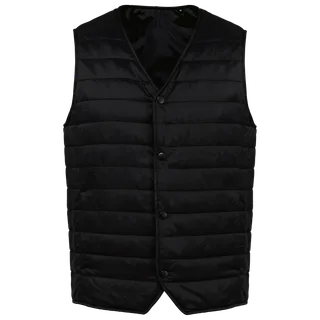 Kariban Premium Men's lightweight bodywarmer in Black, voorkant