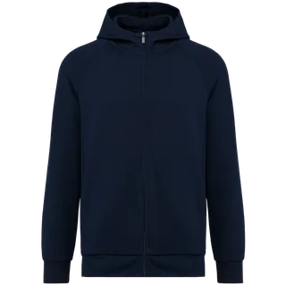 Kariban Premium Herenjasje met rits en capuchon in Deep Navy, voorkant