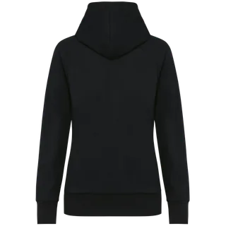 Kariban Premium Damesjasje met rits en capuchon in Black, voorkant