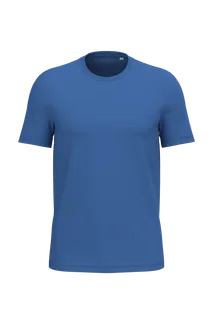 Native Spirit Eco-friendly unisex t-shirt in Amethyst Blue, voorkant