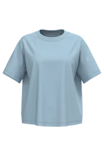 Native Spirit Eco-friendly ladies’ oversize t-shirt in Aquamarine, voorkant