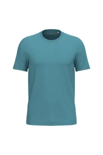 Native Spirit Ecologische uniseks T-shirt in Adriatic Blue, voorkant