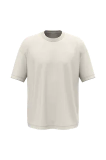 Native Spirit Ecologisch oversized heren T-shirt in Ivory, voorkant
