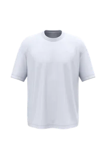 Native Spirit Ecologisch oversized heren T-shirt in White, voorkant