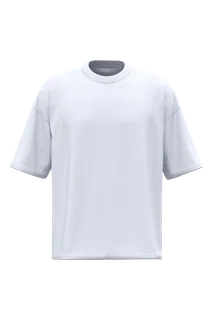 Native Spirit Duurzaam uniseks T-shirt met oversized fit in White, voorkant