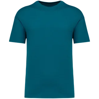 Native Spirit Eco-friendly kids’ dropped shoulders t-shirt in Peacock Green, voorkant