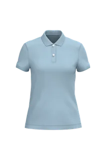 Native Spirit Eco-friendly ladies’ piqué polo shirt in Aquamarine, voorkant