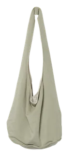 Native Spirit Schoudertas van fleece in Almond Green, voorkant
