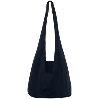 Native Spirit Schoudertas van fleece in Navy Blue, voorkant