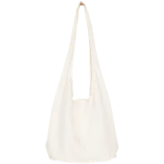 Native Spirit Schoudertas van fleece in Ivory, voorkant