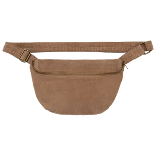 Native Spirit Ecologisch verwassen heuptasje van ribfluweel in Washed Dark Camel, voorkant