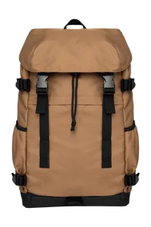 Native Spirit Ecologische uniseks rugzak in Dark camel / Black, voorkant