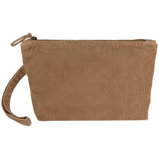 Native Spirit Ecologisch verwassen tasje van ribfluweel in Washed Dark Camel, voorkant