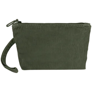 Native Spirit Ecologisch verwassen tasje van ribfluweel in Washed Organic Khaki, voorkant