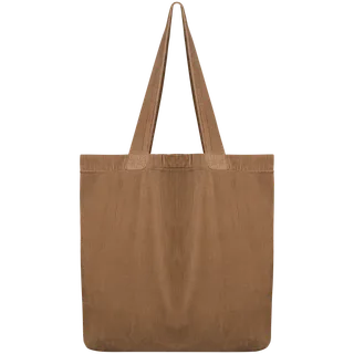 Native Spirit Eco-friendly corduroy washed effect bag in Washed Dark Camel, voorkant
