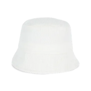 Native Spirit Ecologische uniseks ribfluwelen hoed in Ivory, voorkant