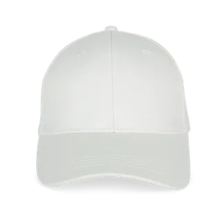 Native Spirit Eco-friendly unisex cap 6 panels in Ivory, voorkant