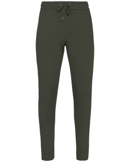 Native Spirit Ecologische uniseks jogging French Terry in Washed Organic Khaki, voorkant