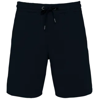 Native Spirit Ecologische herenshort French Terry in Washed black, voorkant