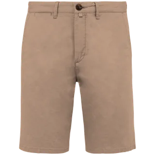Native Spirit Ecologische chinobermuda heren in Wet Sand, voorkant