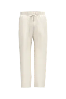 Native Spirit Duurzame uniseks wijde joggingbroek. in Ivory, voorkant