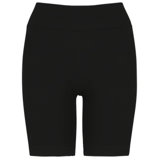 Native Spirit Ecologische geribde damesshort in Black, voorkant