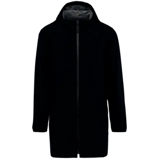 Native Spirit Ecologisch waterdicht uniseks jasje in Black, voorkant