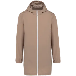 Native Spirit Ecologisch waterdicht uniseks jasje in Wet Sand, voorkant