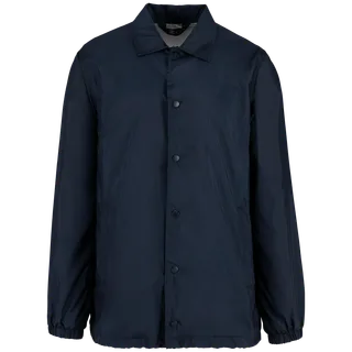 Native Spirit Ecologische uniseks windbreaker in Navy Blue, voorkant