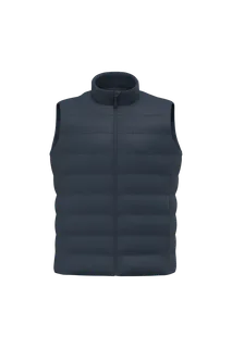 Native Spirit Duurzame gewatteerde damesbodywarmer in Navy Blue, voorkant