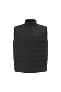 Native Spirit Duurzame gewatteerde herenbodywarmer in Black, voorkant