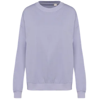 Native Spirit Ecologische oversized uniseks sweater French Terry in Washed Parma, voorkant