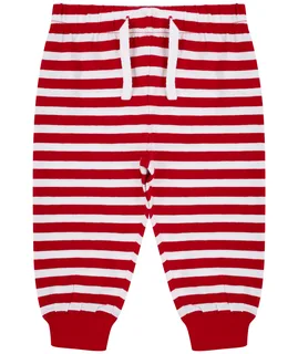 Larkwood Pyjamabroek in Red / White, voorkant