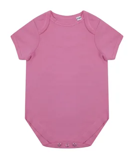 Larkwood Body met korte mouwen van biologisch katoen in Bright pink, voorkant