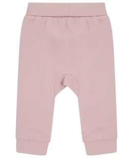 Larkwood Kids’ eco-friendly jogging trousers in Soft pink, voorkant
