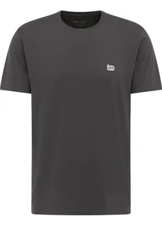 Lee T-shirt Patch Logo Lee in Black Washed, voorkant