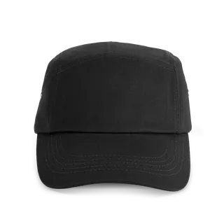 K-UP Klassieke jockeypet - K-up Gold Label in Black, voorkant