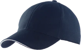 K-UP Sportpet met 6 panelen in Navy / White, voorkant