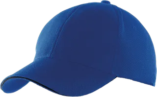K-UP Sportpet met 6 panelen in Royal Blue / Black, voorkant