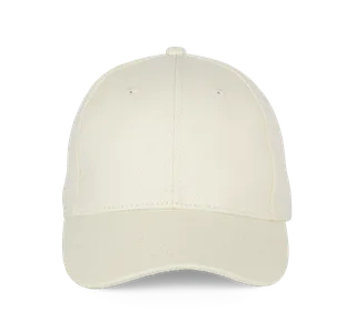 K-UP 6-panel Baseball cap in Beige, voorkant
