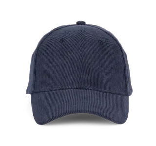 K-UP Corduroy Pet - 6 panelen in Minorca Navy, voorkant
