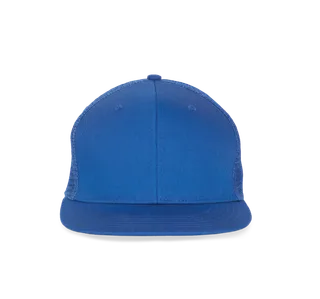 K-UP Truckerpet - 6 panelen in Royal Blue, voorkant