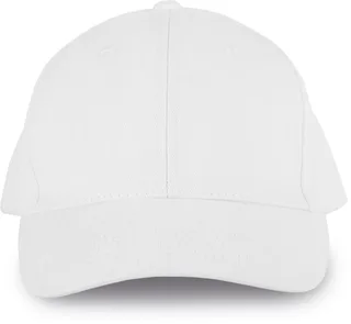 K-UP 6 panels organic cotton cap in White, voorkant